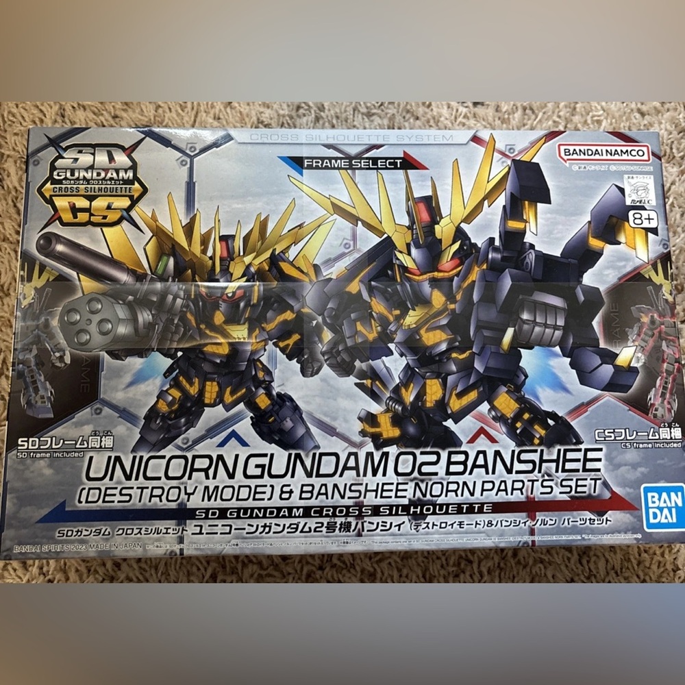 SD Gundam Unicorn Gundam 02 Banshee Set